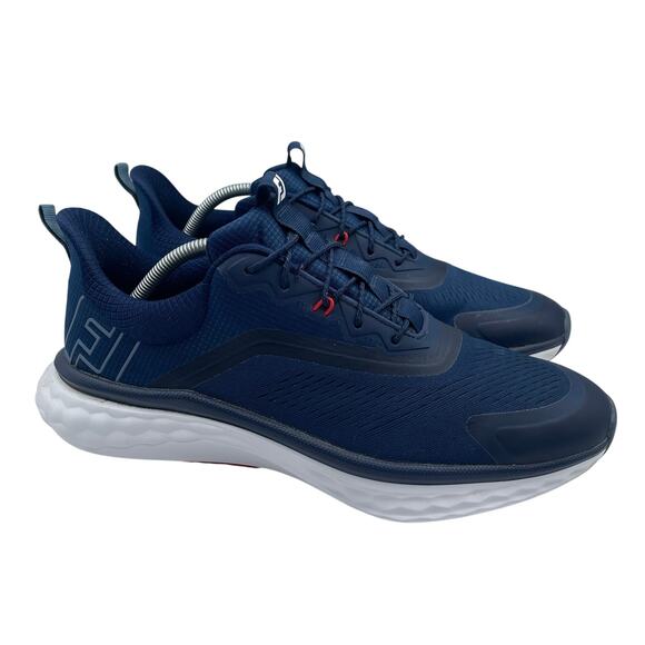 Footjoy FJ Quantum Spikeless Golf Shoes Navy Blue Lightweight Mens 10.5